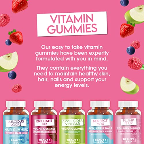 Beauty & Co Collagen Gummies by - 120 Marine Collagen Gummies with Biotin, Vitamin C & Selenium (120) Beauty & Co buy supplements canada