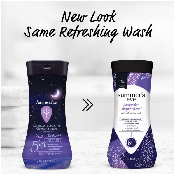 Summer's Eve Night-Time Cleansing Wash, Lavender, 12 Fl Oz (Pack of 3) Summer's Eve buy supplements canada