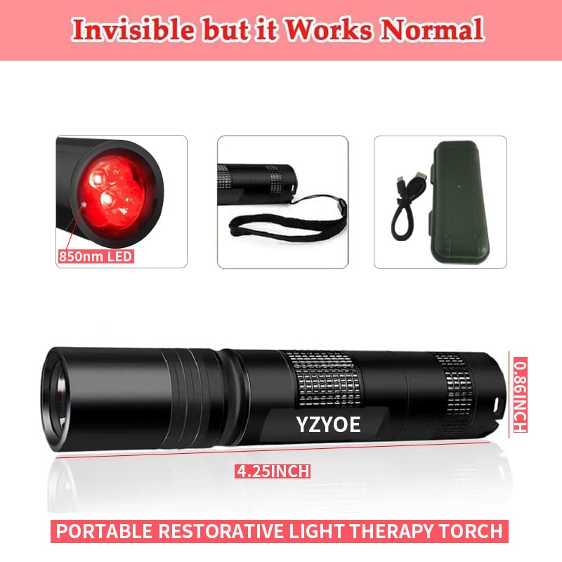 YZYOE Infrared Light Therapy for Joint and Muscle Pain. Red Light Therapy for Face,Infrared Light Therapy YZYOE buy supplements canada