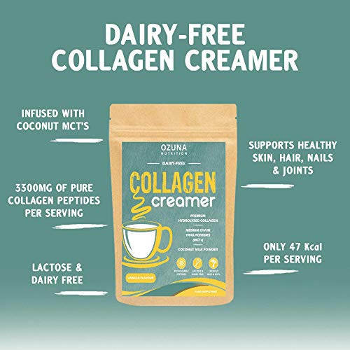 Collagen Coffee Creamer | Keto & Paleo | Premium Hydrolysed Collagen Peptides & Coconut MCT OZUNA NUTRITION buy supplements canada
