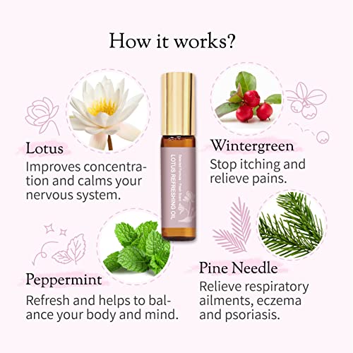 Don Du Ciel Organic and Kid-Friendly Lotus Essential Oil Blend Roll On for Stress Relief and Itch Relief Don Du Ciel buy supplements canada
