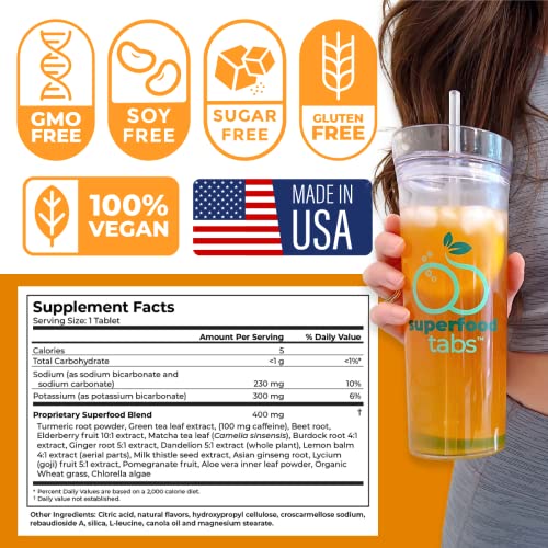 skinnytabs Superfood Tabs Detox Cleanse Drink - Fizzy Nutrition Supplement skinnytabs buy supplements canada