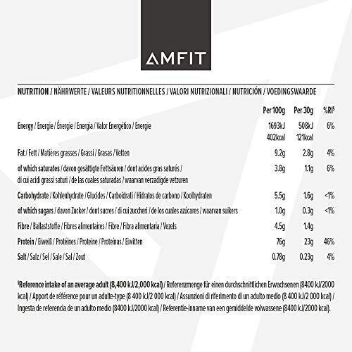Amazon Brand - Amfit Nutrition Whey Protein Powder, White Chocolate Flavour, 33 Servings, 1 kg Amfit Nutrition buy supplements canada