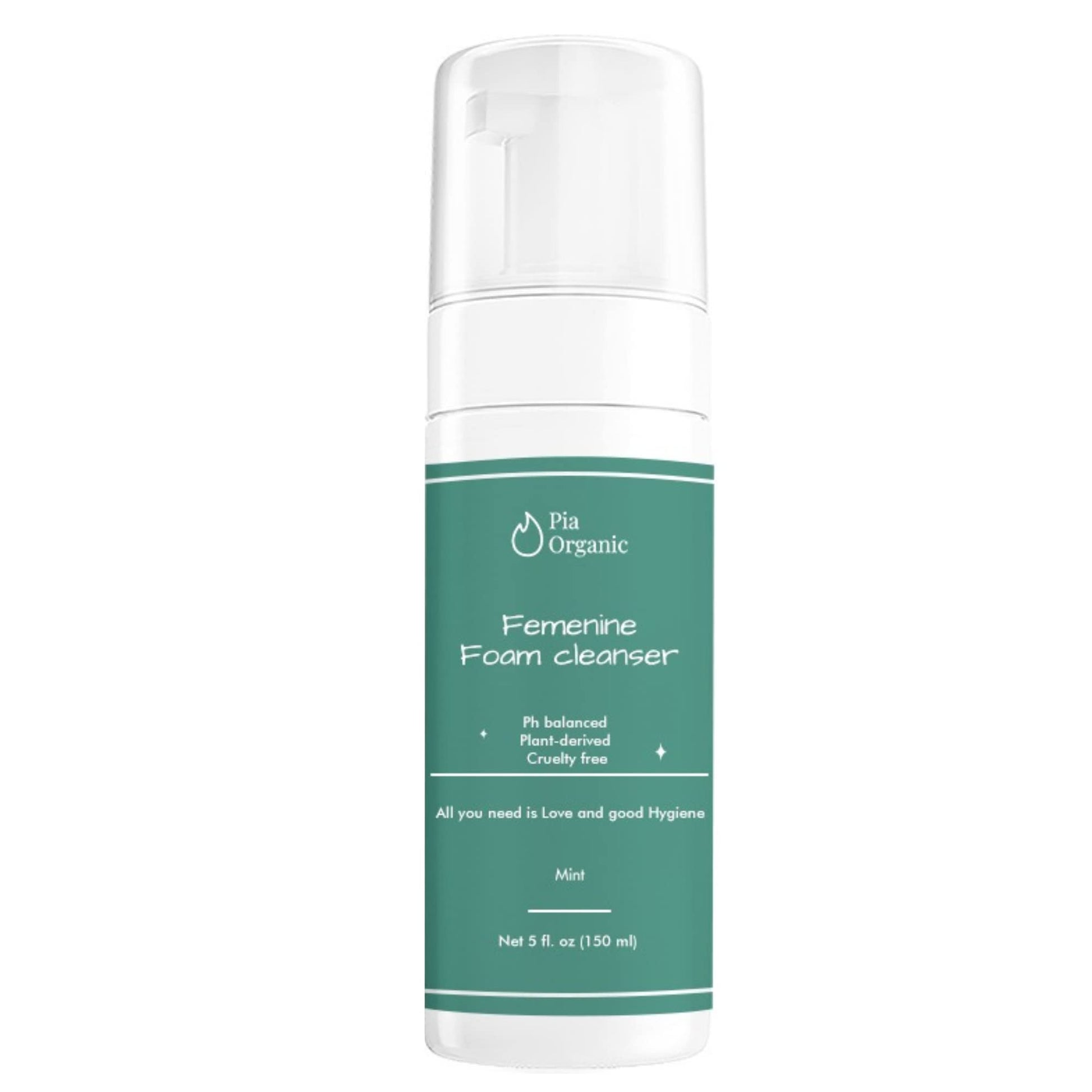 Pia Organic Mint Feminine Foam Cleanser Organic wormwood/olive leaf, Foaming PH Balance Feminine Wash Pia Organic buy supplements canada