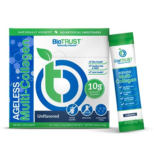 BioTrust Ageless Multi Collagen Protein Powder– 5 Collagen Types (I, II, III, V, X) BioTrust buy supplements canada