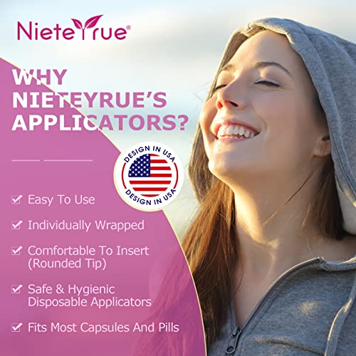 Nieteyrue 20-Packs Suppository Applicators for Women, Disposable, Individually Wrapped Nieteyrue buy supplements canada