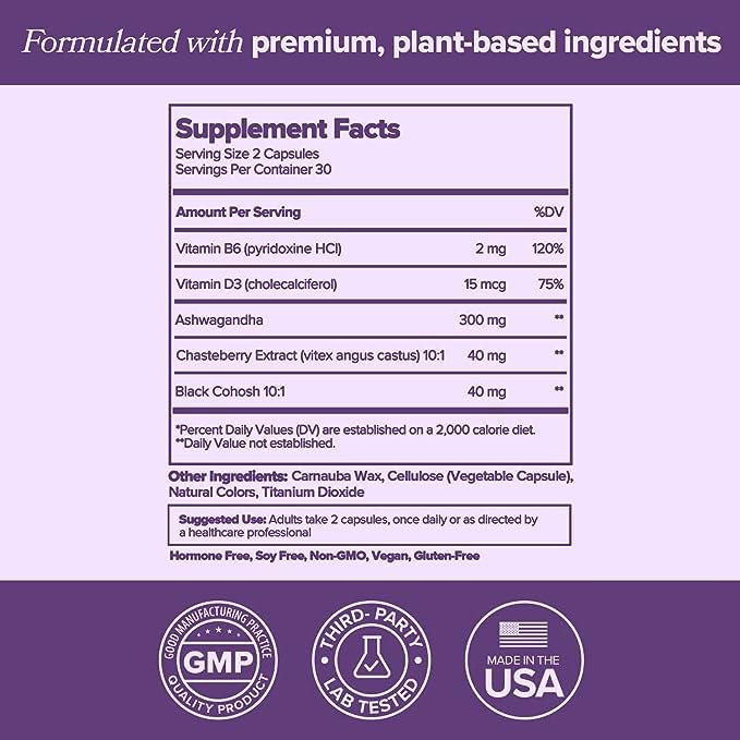MENO Vitamins for Menopause, 30 Servings (Pack of 3) - Hormone-Free Menopause O Positiv buy supplements canada