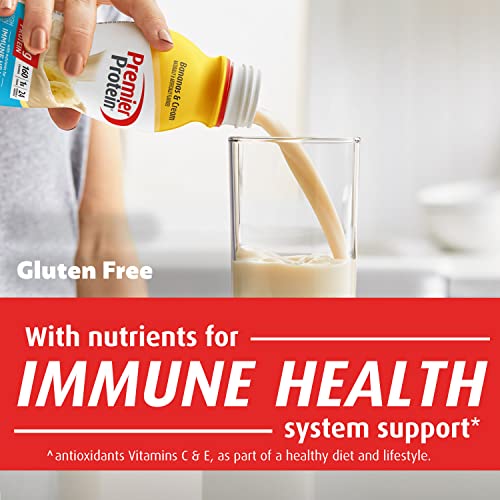 Premier Protein Shake, Bananas & Cream, 30g Protein, 1g Sugar, 24 Vitamins & Minerals Premier Protein buy supplements canada