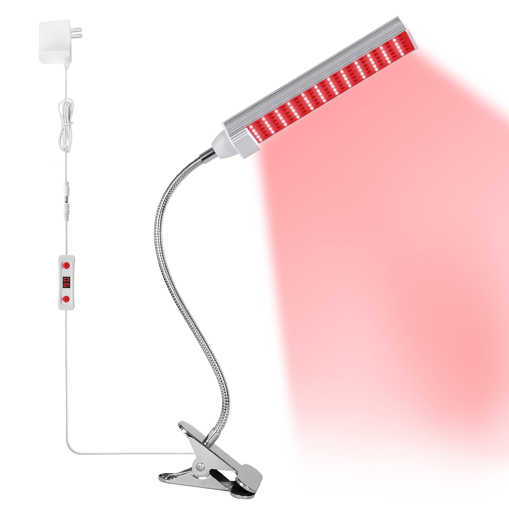 MAINENG Infrared & Red Light Therapy Lamp with Timer, 660nm & 850nm LED - M7685 MAINENG buy supplements canada