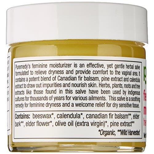 Puremedy Feminine Moisturizer for Women All Natural & Organic Unscented Moisturizing Herbal Salve Puremedy buy supplements canada