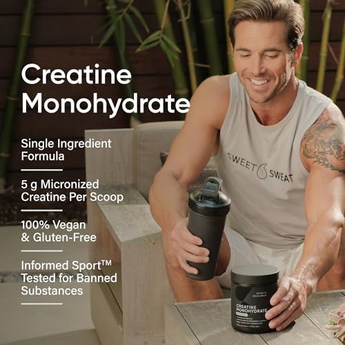 Sports Research Creatine Monohydrate - Gain Lean Muscle, Improve Performance Sports Research buy supplements canada