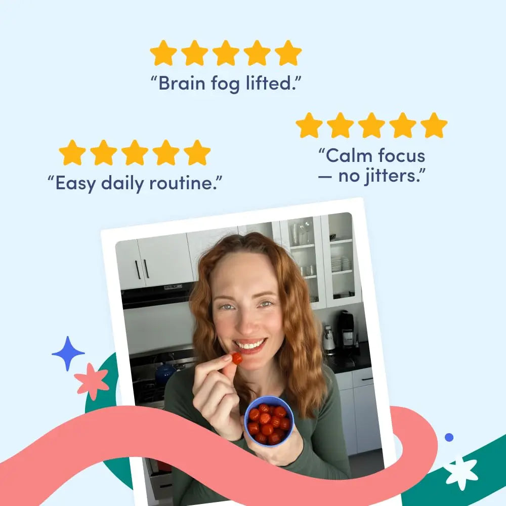 FIRST DAY Women’s Brain Gummies for Focus, Memory & Clarity | Cognizin® Citicoline + Phosphatidylserine | Natural Sustained Energy, Peach Flavor FIRST DAY buy supplements canada
