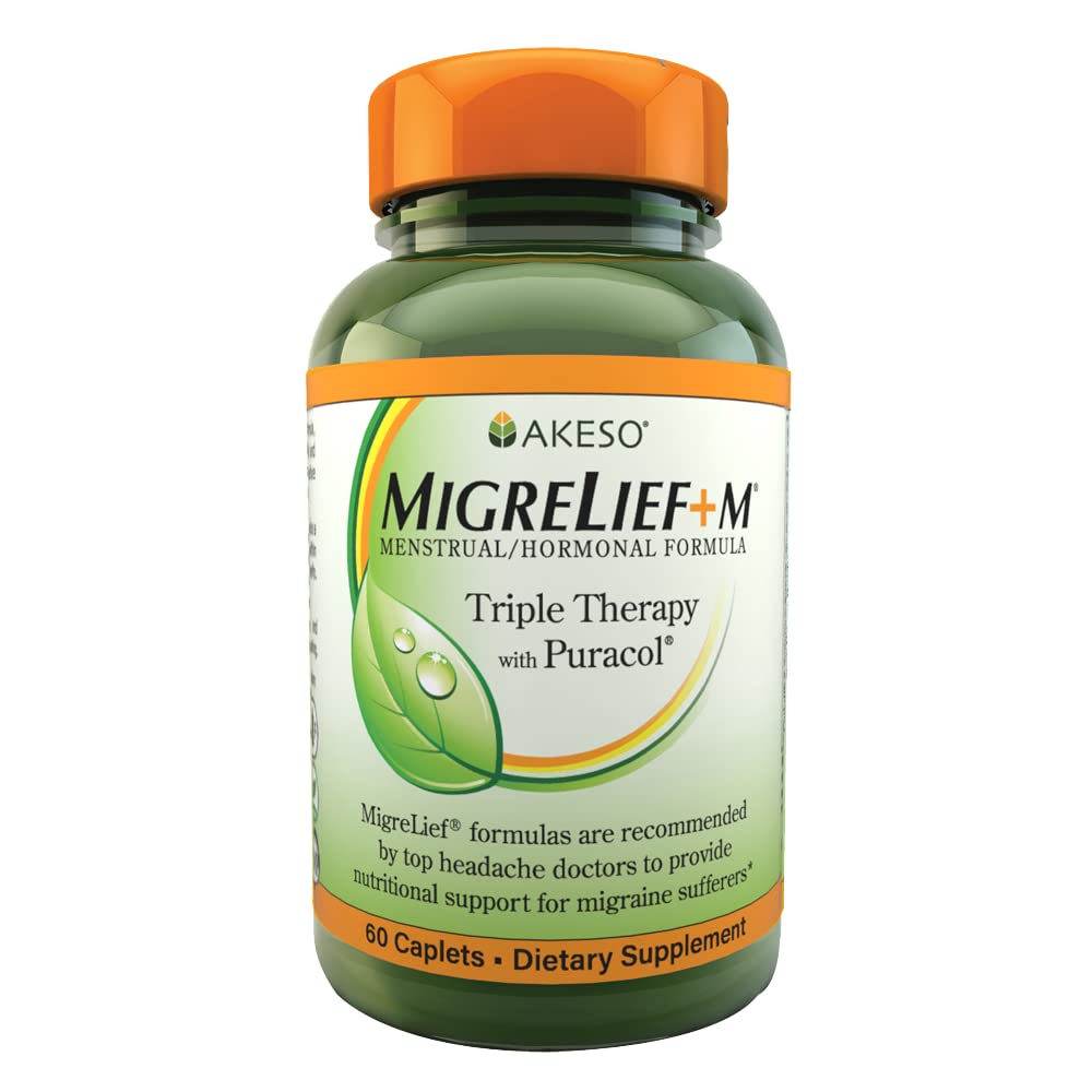 MigreLief+M – Advanced Nutritional Support Supplement for Women’s Neurological Health and Head Comfort – 60 Caplets (1-Month Supply) MigreLief buy supplements canada
