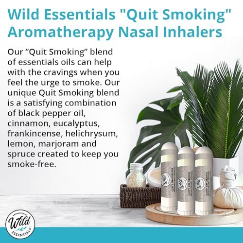 Wild Essentials 3 Pack of Quit Smoking Aromatherapy Nasal Inhalers Made mEssentials buy supplements canada