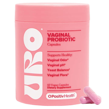 O Positiv URO Vaginal Probiotics for Women pH Balance with Prebiotics & Lactobacillus – Vaginal Health Supplement – Promote Healthy Vaginal Odor & Flora, 60 Count (Pack of 1), 1 Month Supply O Positiv buy supplements canada
