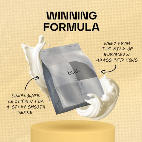 Bulk Pure Whey Protein Powder Shake, White Chocolate, 2.5 kg, Packaging May Vary Bulk buy supplements canada