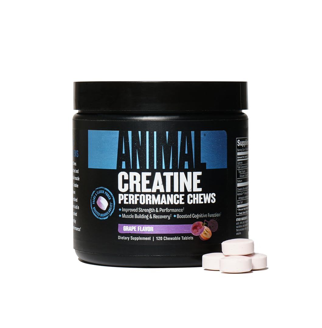 Animal Creatine Chews Tablets - Enhanced Creatine Monohydrate with AstraGin Animal buy supplements canada
