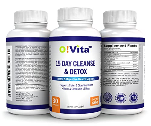 O!VITA 15-Day Cleanse and Detox Supports Digestive and Colon Health, Special Formula O!VITA buy supplements canada