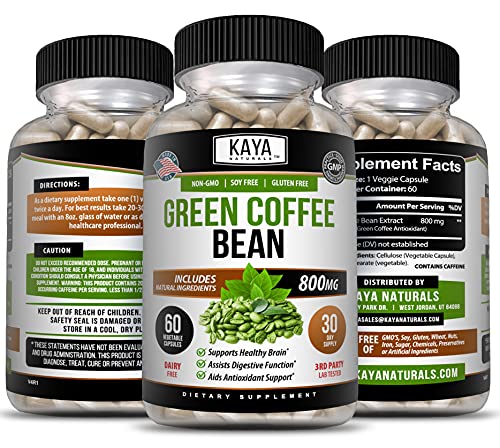 Kaya Naturals Green Coffee Bean 60ct - Weight Management Kaya Naturals buy supplements canada