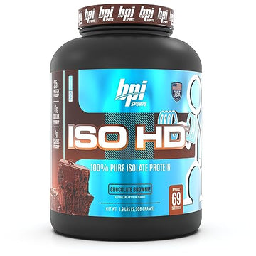 BPI Sports ISO HD Isolate Protein Chocolate Brownie - 69 Servings, 5.4 pounds BPI Sports buy supplements canada