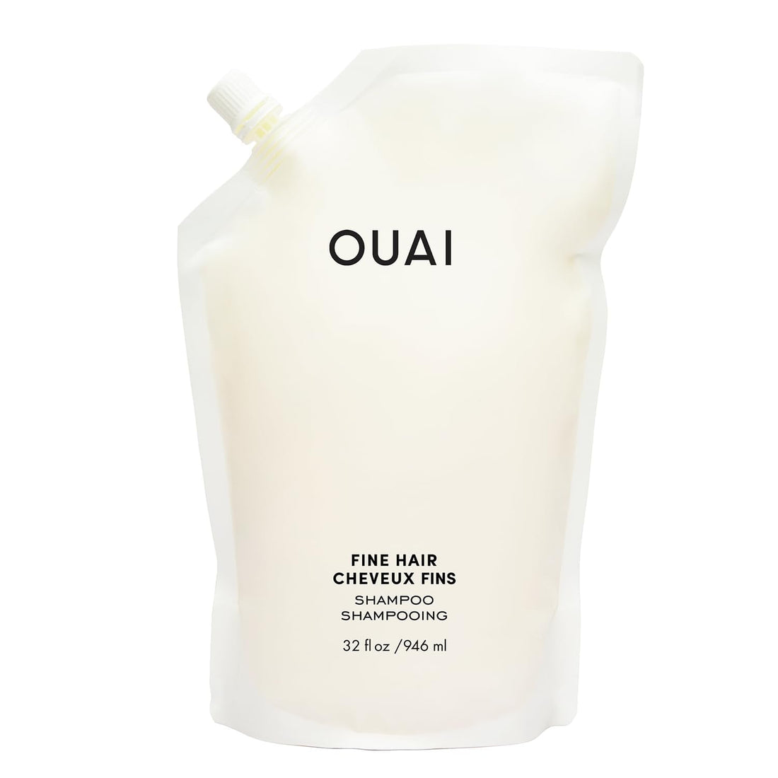 OUAI Fine Hair Shampoo Refill - Volumizing Shampoo for Fine Strands - Made with Biotin, Keratin & Chia Seed Oil - Strengthens, Nourishes & Thickens - Color-Safe & Sulfate Free Hair Care (32 Fl oz) OUAI buy supplements canada