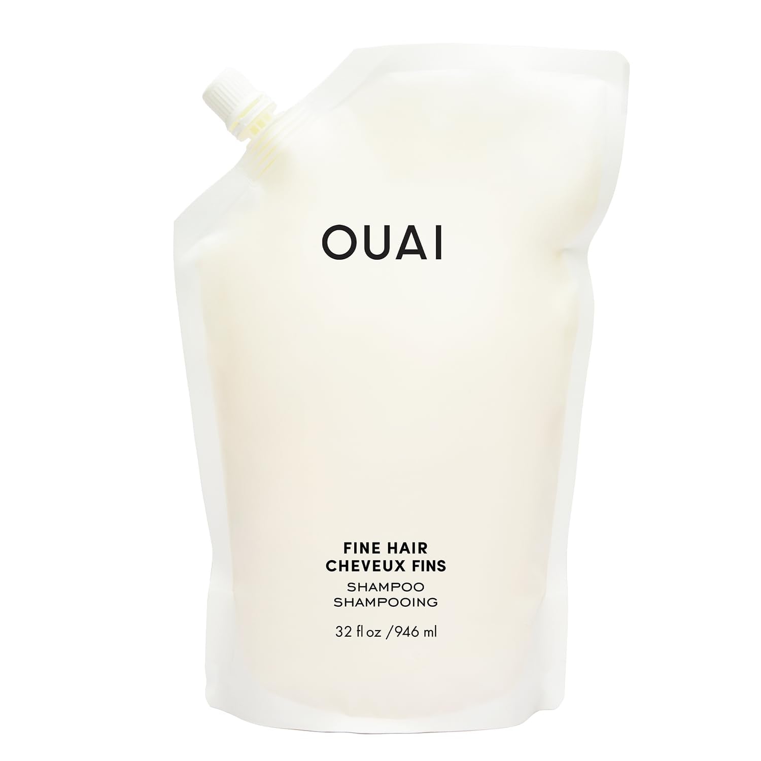 OUAI Fine Hair Shampoo Refill - Volumizing Shampoo for Fine Strands - Made with Biotin, Keratin & Chia Seed Oil - Strengthens, Nourishes & Thickens - Color-Safe & Sulfate Free Hair Care (32 Fl oz) OUAI buy supplements canada