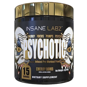 Insane Labz Psychotic Gold, High Stimulant Pre Workout Powder, Extreme Lasting Energy Insane Labz buy supplements canada