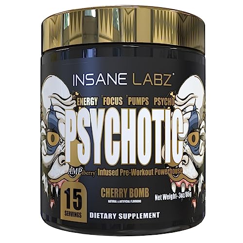 Insane Labz Psychotic Gold, High Stimulant Pre Workout Powder, Extreme Lasting Energy Insane Labz buy supplements canada