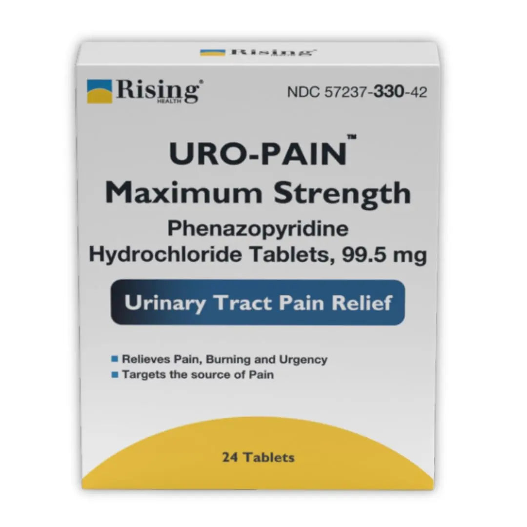 Rising Health - URO Pain Maximum Strength | Urinary Tract Pain Relief | Relief from Pain, Burning and Urgency | 24 Count Rising buy supplements canada