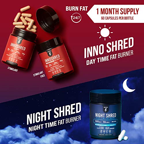Inno Shred - Day Time Fat Burner | 100mg Capsimax, Grains of Paradise, Organic Caffeine InnoSupps buy supplements canada