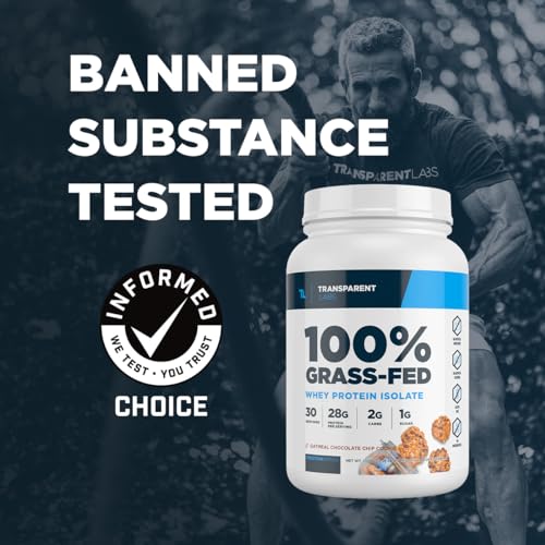 Transparent Labs Grass-Fed Whey Protein Isolate - Naturally Flavored, Gluten Free Transparent Labs buy supplements canada