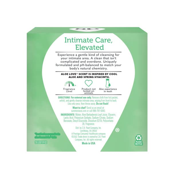 Summers Eve Cleansing Cloths 16 Count Aloe Love (6 Pack) Summer's Eve buy supplements canada