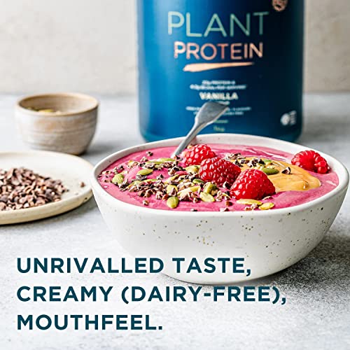 Kinetica Vanilla Flavour Plant Protein 1kg | Blend of Pea and Rice Protein | Vegan Kinetica buy supplements canada