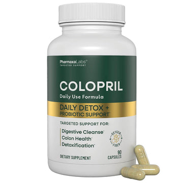 Colopril Colon Cleanse Dietary Supplement - Supports Cleansing of Bowels & Digestive Tract - Eases Constipation - Ginger Root, Lactobacillus, Psyllium Husk Colopril buy supplements canada