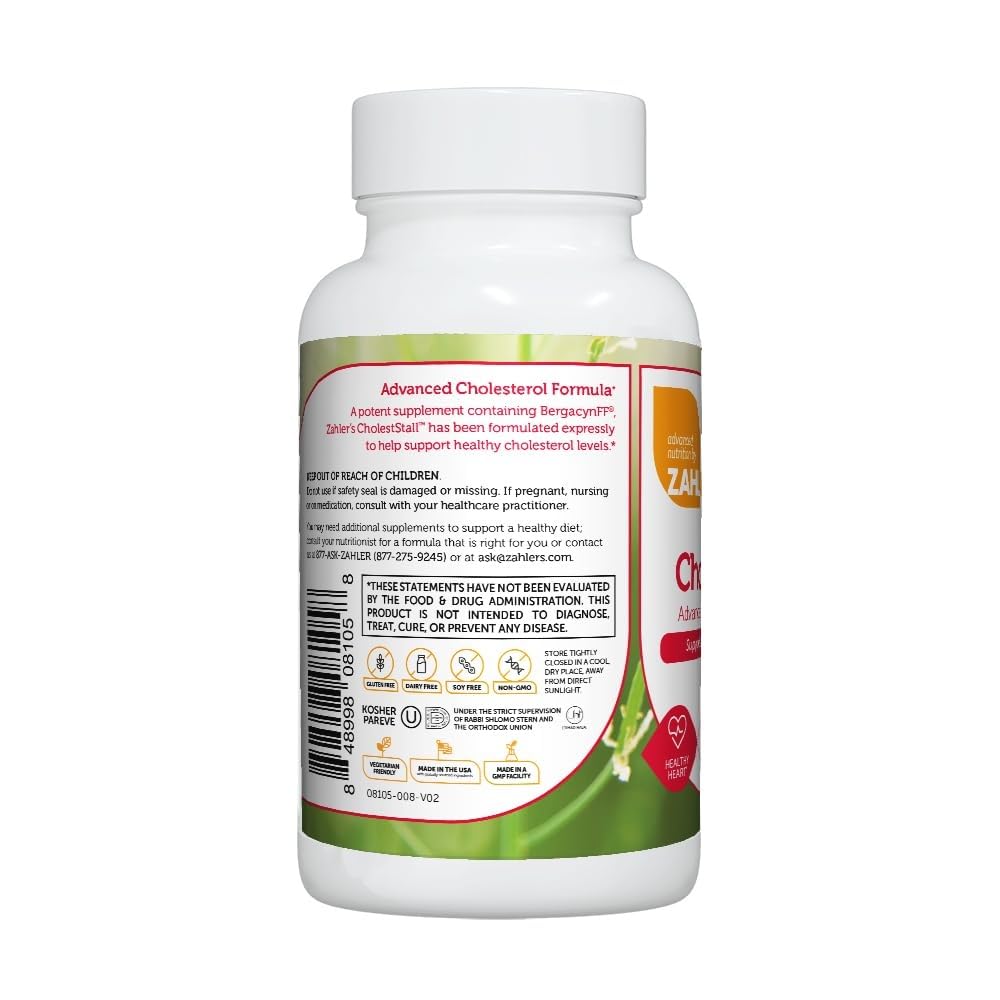 Zahler CholestStall, Cholesterol Support Supplement, Helps Maintain LDL, Certified Kosher, 30 Capsules Zahler buy supplements canada