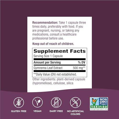 Nature's Way Gymnema Capsules, 500 mg per serving, 60 Count Nature's Way buy supplements canada