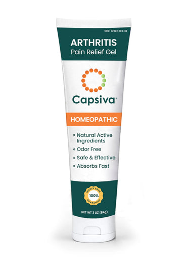 Capsiva Pain Relief Topical 3oz Tube, for Your Hands, Neck, Back, Joints, Non-Greasy, No Burn, Odor Free, Homeopathic Active Ingredients, Contains Capsaicin & Arnica, Absorbs Fast Capsiva buy supplements canada