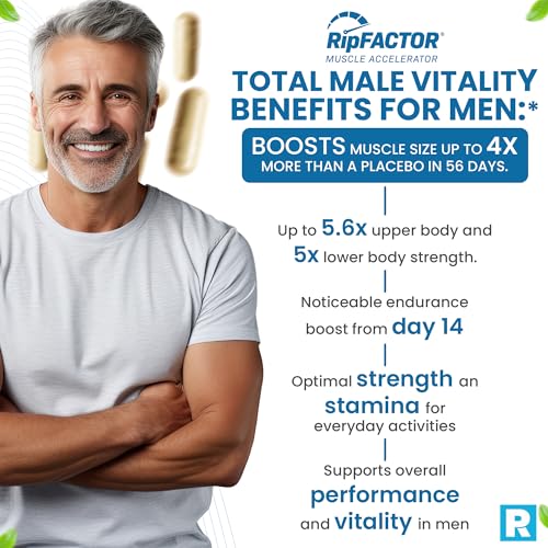 Advanced Muscle Building Supplement for Men with RipFactor, Zinc Picolinate, Vitamin D3 Revival Point buy supplements canada