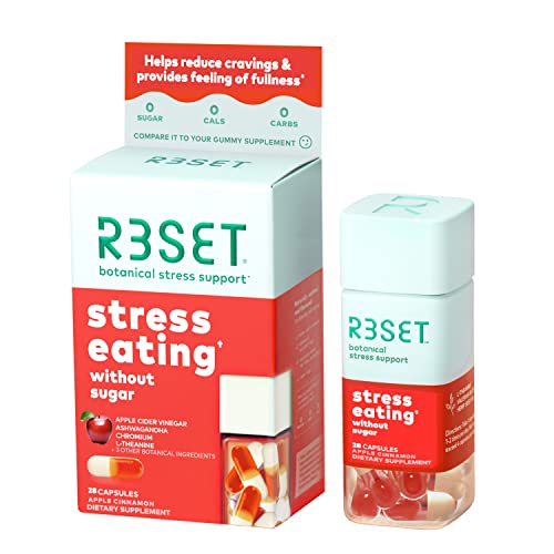 R3SET Stress Eating Daily Supplement Capsules – Apple Cinnamon – 28ct R3SET buy supplements canada