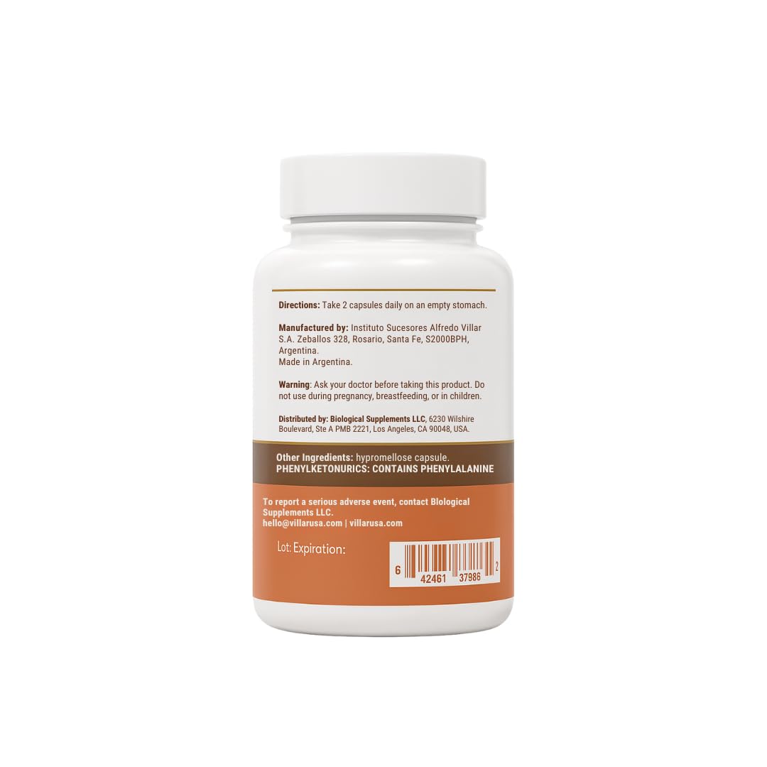 Nootropic Brain Supplement – Grass-Fed Bovine Brain Peptides for Focus, Memory & Mental Clarity – Ancestral Cognitive Support – Argentine Pasture-Raised, Non-GMO – 60 Capsules VILLAR BIOTECH buy supplements canada