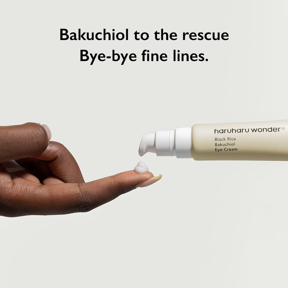 Haruharu Wonder Black Rice Bakuchiol Eye Cream 0.67 fl.oz / 20ml | Anti-Aging, Wrinkle Care, Natural Retinol Alternative HARUHARU buy supplements canada