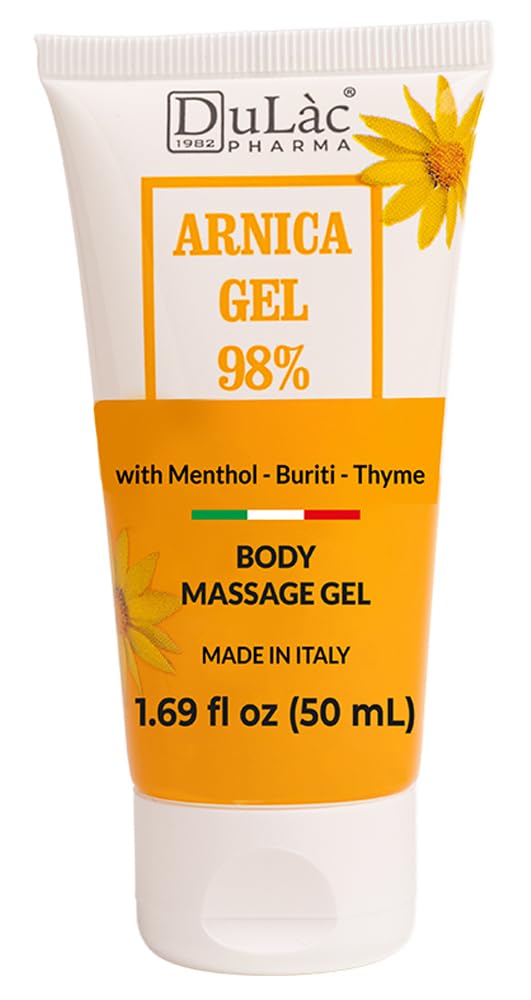 Dulac Arnica Body Massage Gel – Water-Based Cosmetic Massage Gel with Arnica Montana, Fast-Absorbing Lightweight Texture, Non-Greasy Feel, Dermatologically Tested, 1.7 Fl Oz DULÀC FARMACEUTICI 1982 buy supplements canada