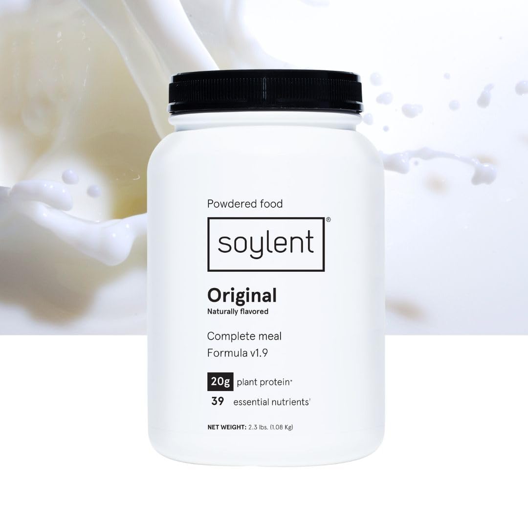 Soylent Complete Nutrition Gluten-Free Vegan Protein Meal Replacement Powder, Original, 36.8 Oz Soylent buy supplements canada