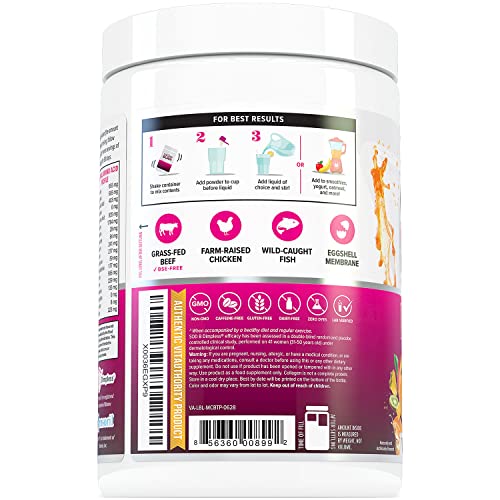 Hydrolyzed Collagen Peptides Powder for Women - Slimming Multi Collagen Burn Ultimate Vitauthority buy supplements canada