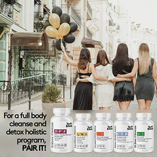 Youth & Tonic Kidney Cleanse Detox for Residual Metabolic Waste & Excess Body Water for Urinary Tract Youth & Tonic buy supplements canada