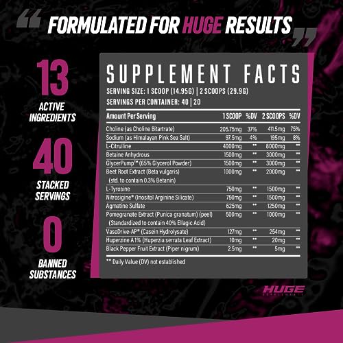 Huge Supplements Pump Serum, Stim Free Pre Workout and Nitric Oxide Booster Huge Supplements buy supplements canada