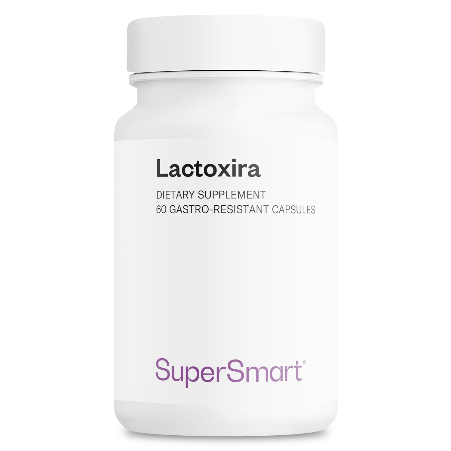 Supersmart - Lactoxira (High Potency) - 8-in-1 Probiotic Complex Supplement - Advanced Formula for Women & Men - with Lactobacillus Casei, Brevis | Non-GMO & Gluten Free - 60 DR Capsules Supersmart buy supplements canada