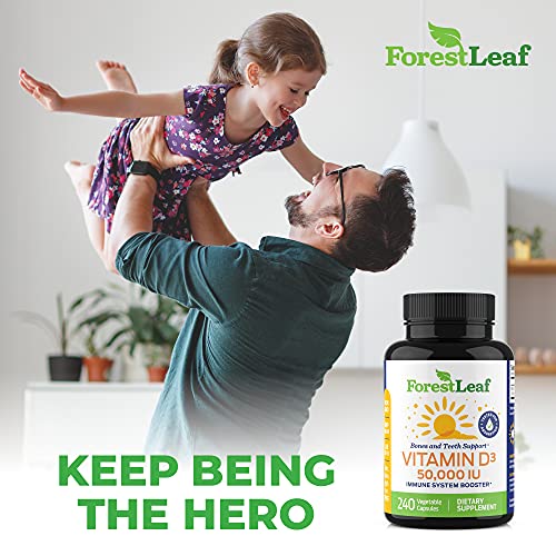 ForestLeaf - Vitamin D3 IU Weekly Supplement (50,000 IU - 240 Count) ForestLeaf buy supplements canada